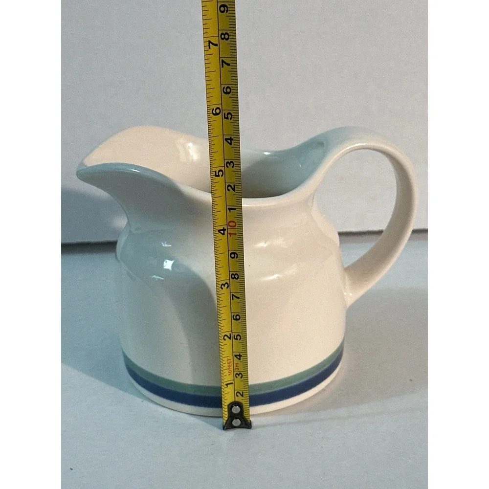 Pfaltzgraff Wyngate Band Gravy Boat coordinates with Stripe and Floral